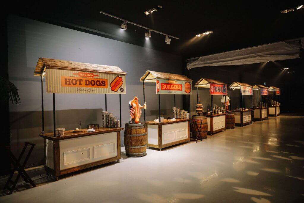 דוכני אוכל מעוצבים וטעימים