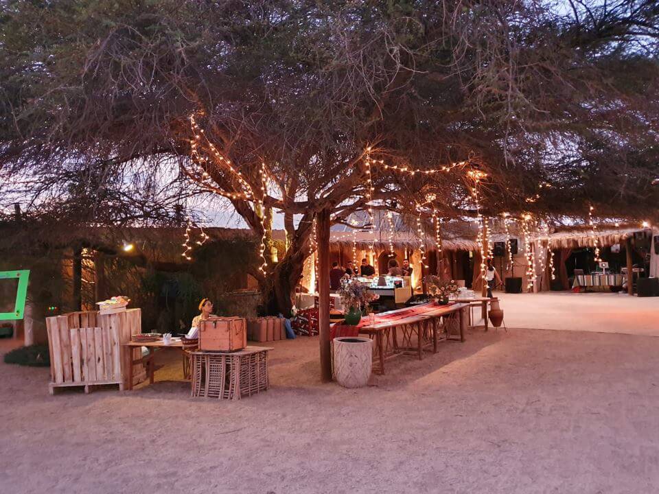 חתונה במדבר קבלת פנים