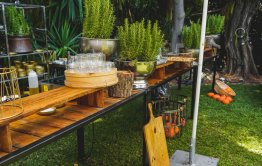 חתונה בקיבוץ עיצוב מזנונים