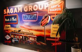 שלט כניסה לאירוע חברה של סגם