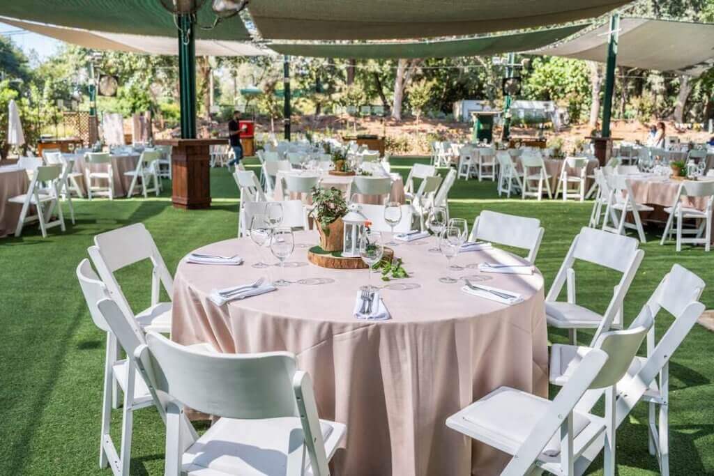 ציוד הושבה לחתונה בספארי