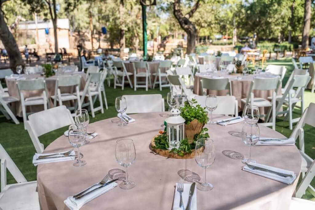 מרכזי שולחן בעיצוב טבעי