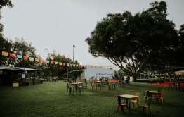 בריכה בשרון Paradise Garden קבלת הפנים באירוע