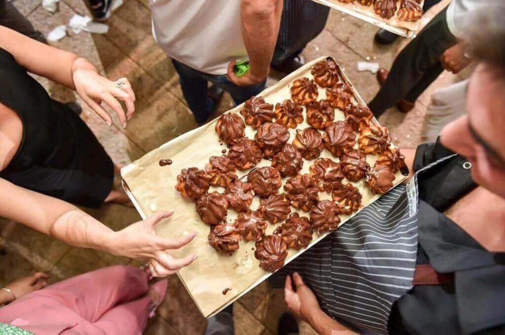 קינוחים בגן אירועים