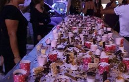 שולחן מתוקים בר מצווה באולם