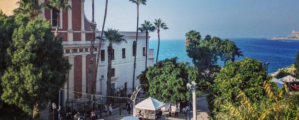 מרכז יפו נוף לים סמוך לאולם 