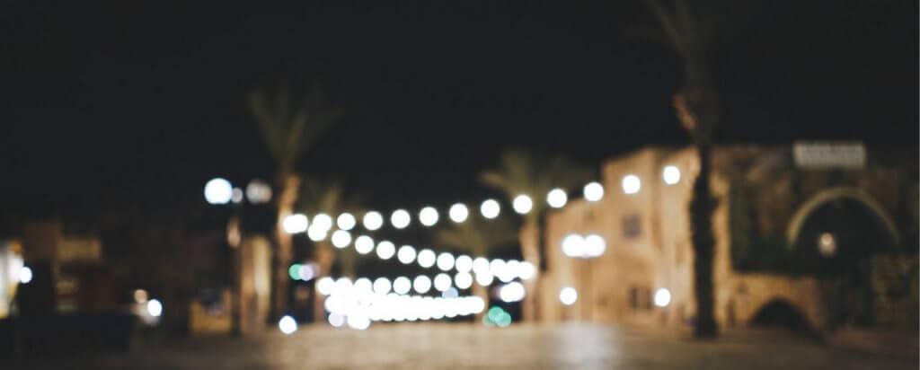 יפו העתיקה רגע לפני שנכנסים לאולם החתונה