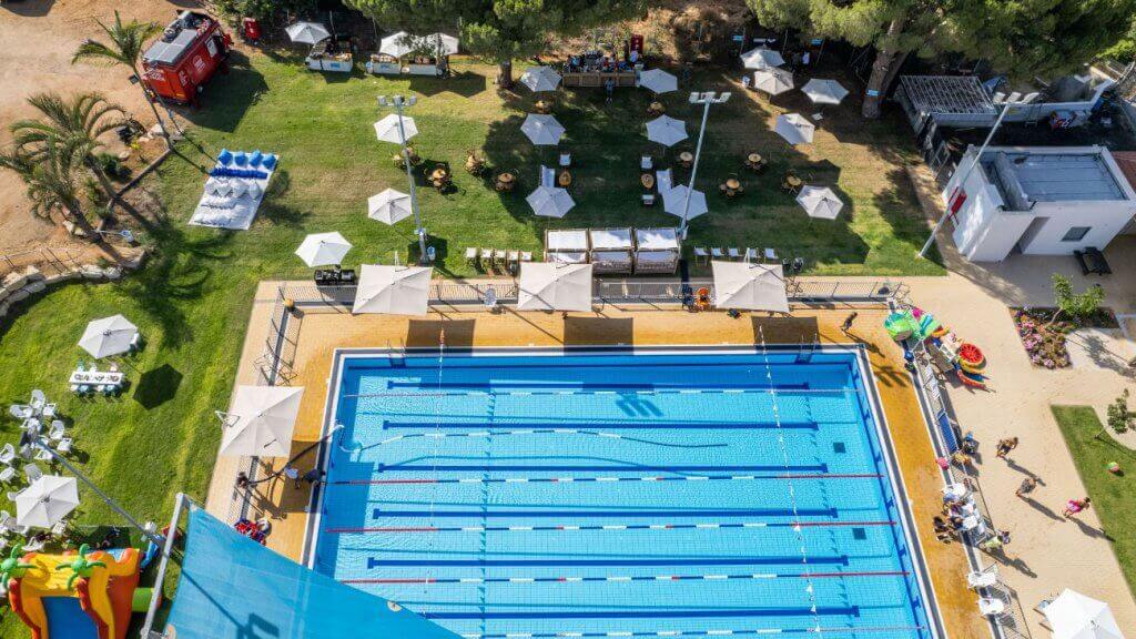 בריכה בשרון -בריכה חי אולמפית