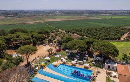 הבריה בשרון מבט הציפור על שטחי האירוע