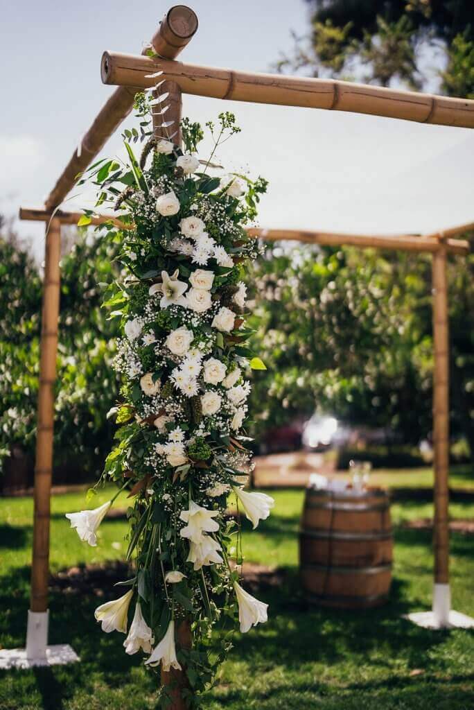 עיצוב חופה כפרית ואלגנטית בשישי בצהרים